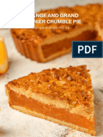 Orange and Grand Marnier Crumble Pie