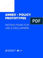 Policy Prototyping Report Annex