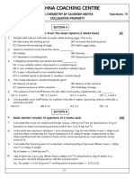 Krishna Coaching Centre: Xii Chemistry by Saurabh Mehta Colligative Property