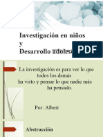 Investigación en El Desarrollo Del Niño y Del Adolescente