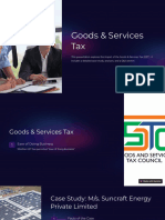 Goods and Services Tax