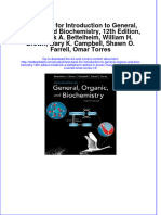 Test Bank for Introduction to General, Organic and Biochemistry, 12th Edition, Frederick A. Bettelheim, William H. Brown, Mary K. Campbell, Shawn O. Farrell, Omar Torres  download pdf full chapter