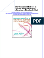 Test Bank for Research Methods in Criminal Justice and Criminology, Callie Marie Rennison, Timothy C. Hart  download pdf full chapter