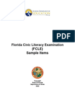 Florida Civic Literacy Exam Practice Test