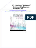 Ebook Download (Ebook PDF) Accounting Information Systems Understanding Business Processes 5th All Chapter