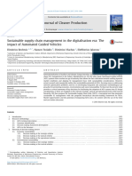 Sustainable SCM in The Digitalisation Era - The Impact of Automated Guided Vehicles