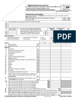 Supplemental Income and Loss: Schedule E