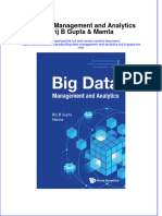 Full Download Big Data Management and Analytics Brij B Gupta & Mamta File PDF All Chapter On 2024