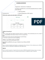 Computer Architecture Solved Paper 2024