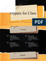 Prepare For Class - PPTMON