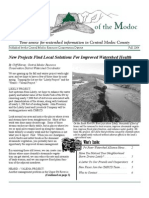 Fall 2004 Modoc Watershed Monitor Newsletter