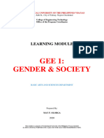 GEE 1 Gender and Society W1 To W4 - Unlocked