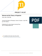 Jonas, Hans. (1965) - Spinoza and The Theory of Organism. Journal of The History of Philosophy, 3 (1), 43-57