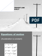 Kinematics Using Graphs