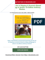 Instant Download Teaching As The Art of Staging A Scenario Based College Pedagogy in Action 1st Edition Anthony Weston PDF All Chapter