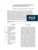 Calculation of Low-Frequency Magnetic Field Distribution of A Transformer Station in Stationary State