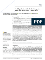 Stabilization of Soft Soil by A Sustainable Binder Comprises Ground Granulated Blast Slag (GGBS) and Cement Kiln Dust (CKD)