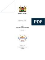 Electrical Installation Level 5 Learning Guide