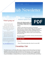 Club Newsletter Dec 2011