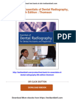 Test Bank For Essentials of Dental Radiography, 9th Edition: Thomson Download PDF