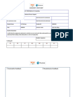 Assignment 2 - Frontsheet - Business Process Support