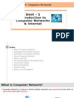 Unit 1 (3150710 - Computer Networks)