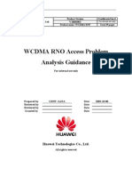 WCDMA RNO Access Problem Analysis Guidance-20040716-A-2.0