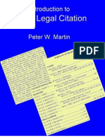 Basic Legal Citation