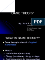 Game Theory: By: Purvi R. Chaudhary