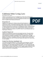 California Sober Living Laws - Ehow