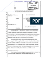 28 U.S.C. Section 144 Motion To Disqualify Judge David G. Campbell