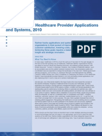 Hype Cycle For Healthcare Provider