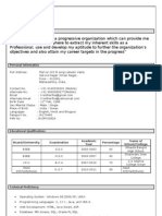 Sidhartha Resume