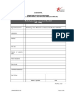 Medical Laboratory Application Form