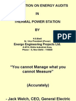  Energy Audits in Thermal Power Station 