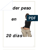 Perder Peso en 20 Dias