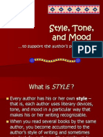 Style, Tone, and Mood: To Support The Author S Purpose