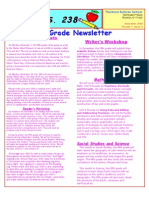 5th Grade Newsletter December 2008