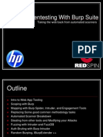 Pen Testing With Burp Suite