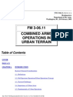 U.S. Army Field Manual FM3-06.11, Combined Arms Operations in Urban Terrain