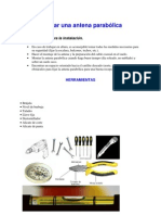 Instalar Una Antena Parabólica