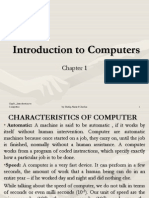 Chp01 - Introduction To Computers By. Shafiq Ahmed Chachar 1