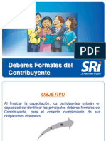 Deberes Formales y Del Contribuyente-1