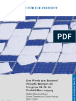 Eine Wende Zum Besseren? Herausforderungen Der Energiepolitik Für Die Elektrizitätsversorgung