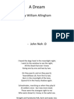 A Dream by William Allingham