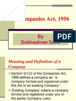 Companies Act, 1956: by Subhashree Sahu