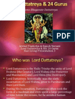 Lord Dattatreya and His 24 Gurus