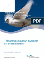 TelecommunicationSystems-SIP Protocol Extensions