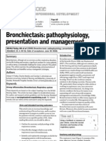 Bronchiectasis Pa Tho Physiology, Presentation and Management