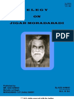 Elegy On Jigar Moradabadi